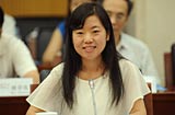 共產(chǎn)黨員微信、易信受眾代表喬薇發(fā)言