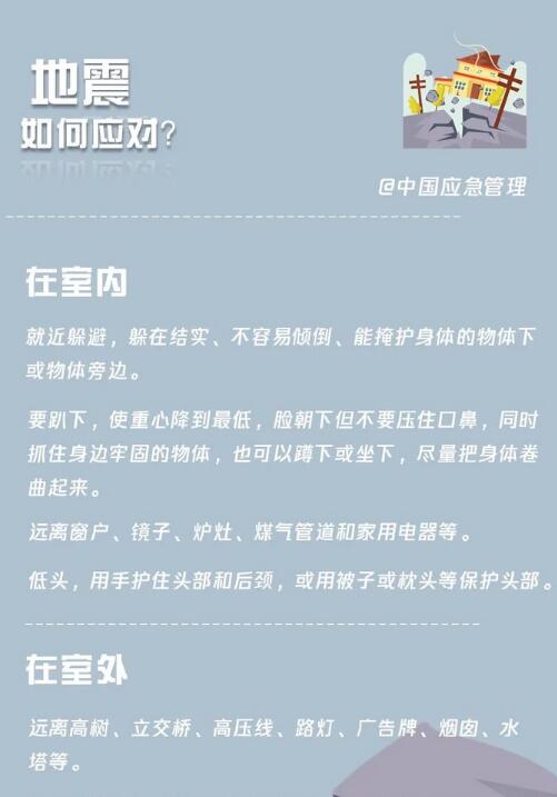 地震如何應對？