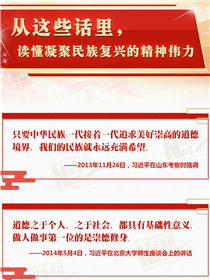 從這些話里，讀懂凝聚民族復(fù)興的精神偉力