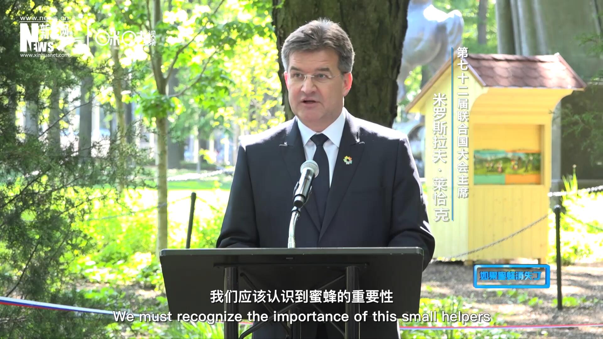 我們應(yīng)該認(rèn)識(shí)到蜜蜂的重要性，所以我們用“世界蜜蜂日”提高大家保護(hù)蜜蜂的意識(shí)，并且用實(shí)際行動(dòng)去保護(hù)蜜蜂