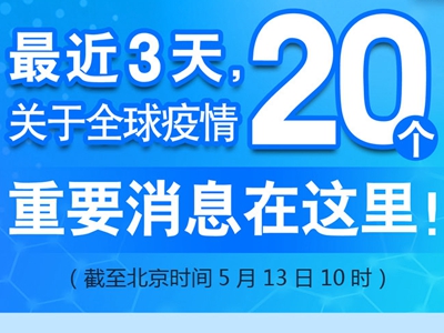 【圖解】最近3天，關(guān)于全球疫情20個(gè)重要消息在這里！